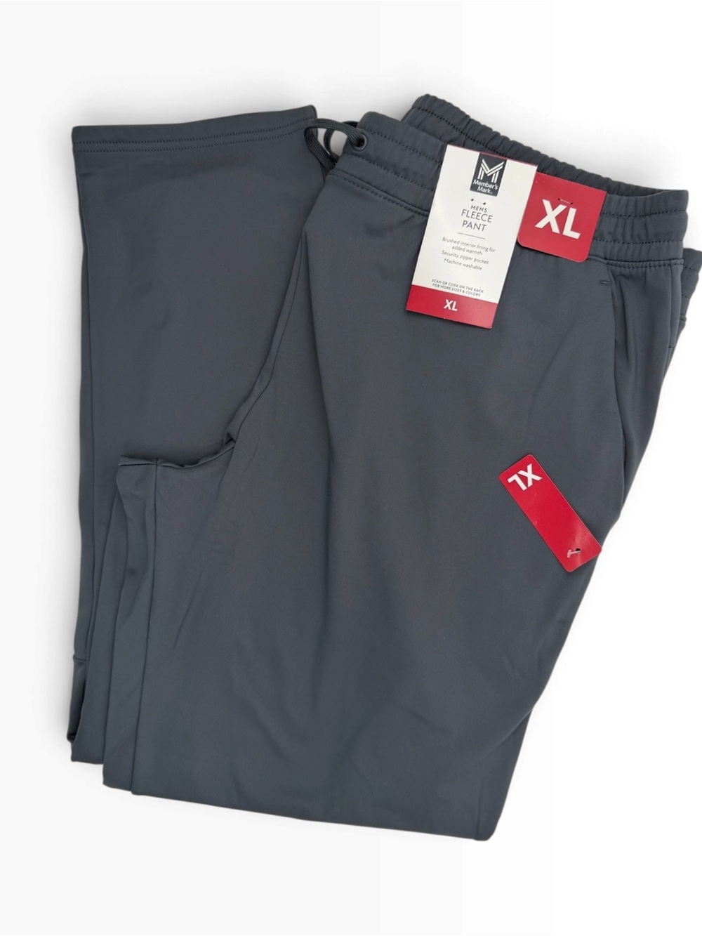 Men's Fleece Jogger Pants - Charcoal Gray, XL